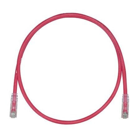PANDUIT KEYED PATCHCORD CAT6A UTP CABLE RED 10M UTPK6A10MRD